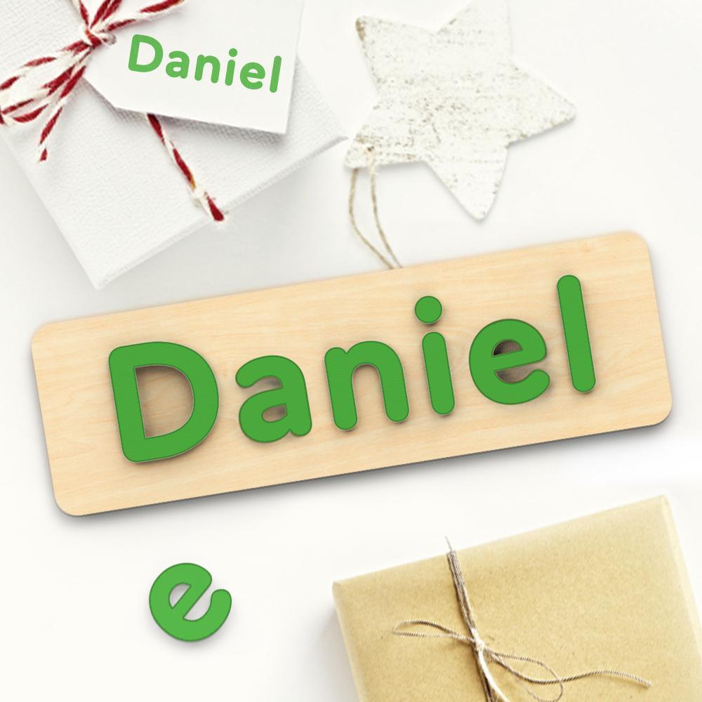 Personalisierte Namenspuzzles – Individuell Gestaltete Holzpuzzles Als Lerngeschenke Für Kleinkinder - CustWitDE