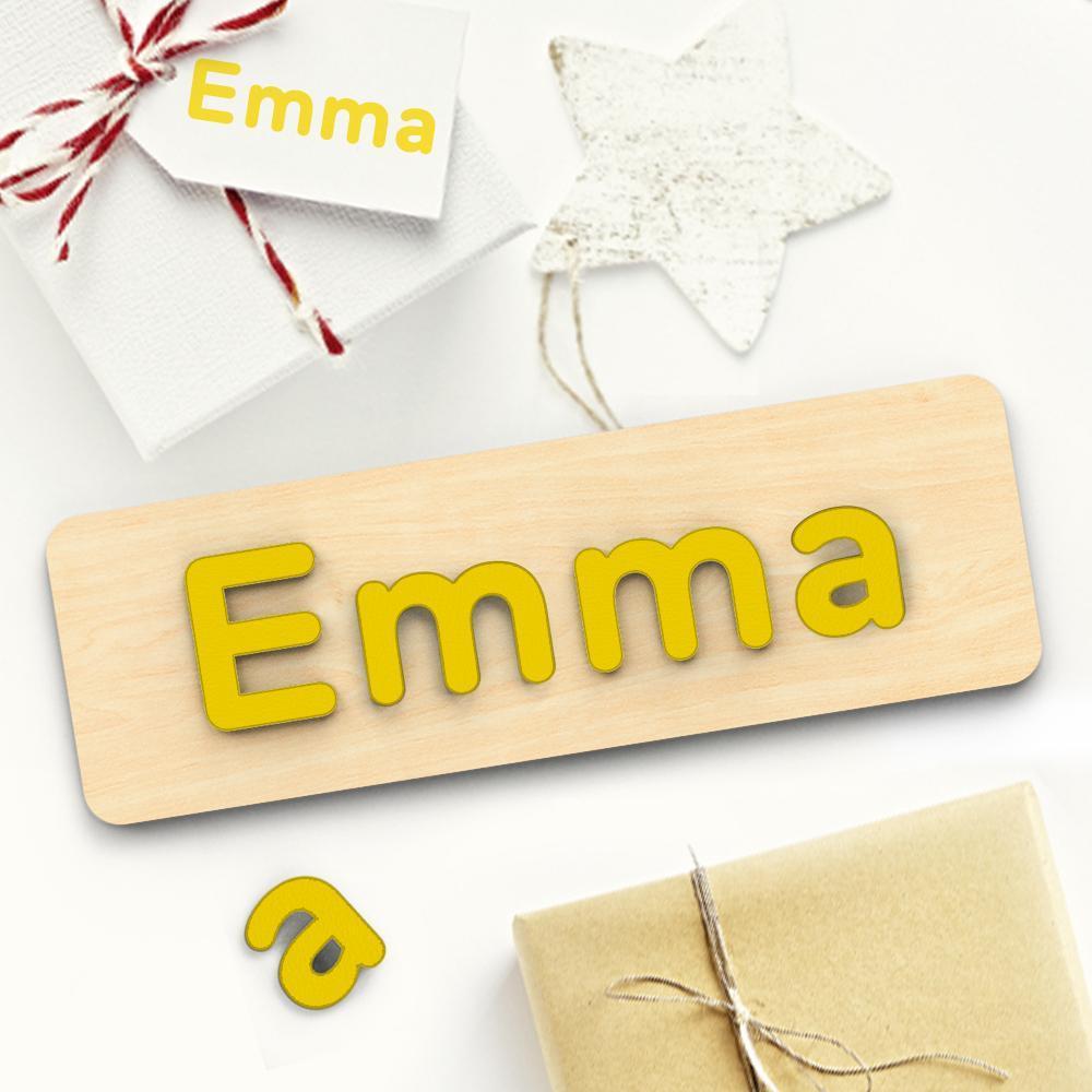Personalisierte Namenspuzzles – Individuell Gestaltete Holzpuzzles Als Lerngeschenke Für Kleinkinder - CustWitDE