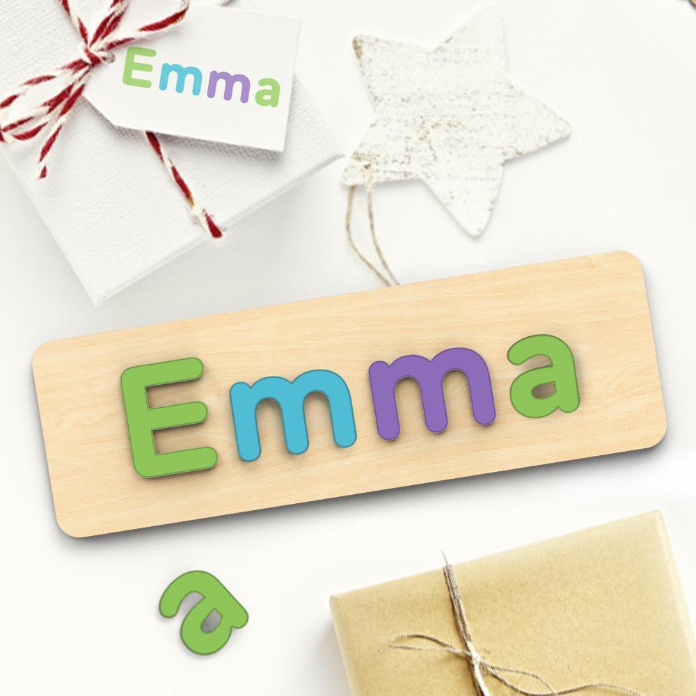 Personalisierte Namenspuzzles – Individuell Gestaltete Holzpuzzles Als Lerngeschenke Für Kleinkinder - CustWitDE