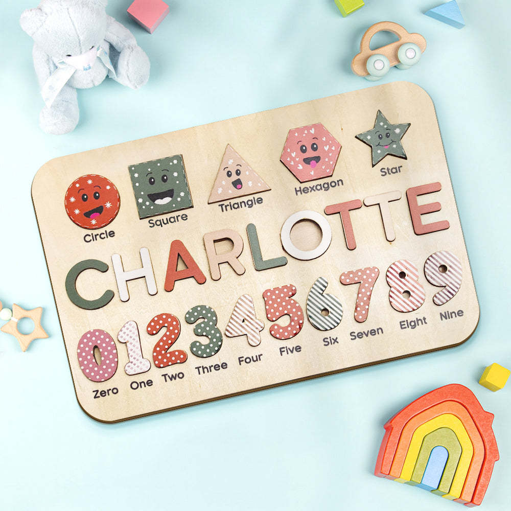 Personalisiertes Namenspuzzle Aus Holz – Ein Ideales Spielzeug Für Babys - CustWitDE