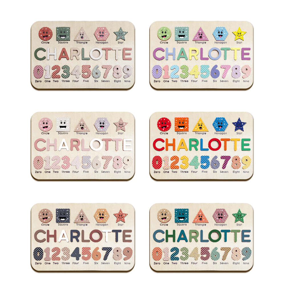 Personalisiertes Namenspuzzle Aus Holz – Ein Ideales Spielzeug Für Babys - CustWitDE