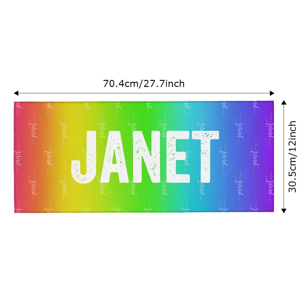 Benutzerdefiniertes Buntes Strandtuch Personalisiertes Foto-strandtuch Besonderes Geschenk - CustWitDE