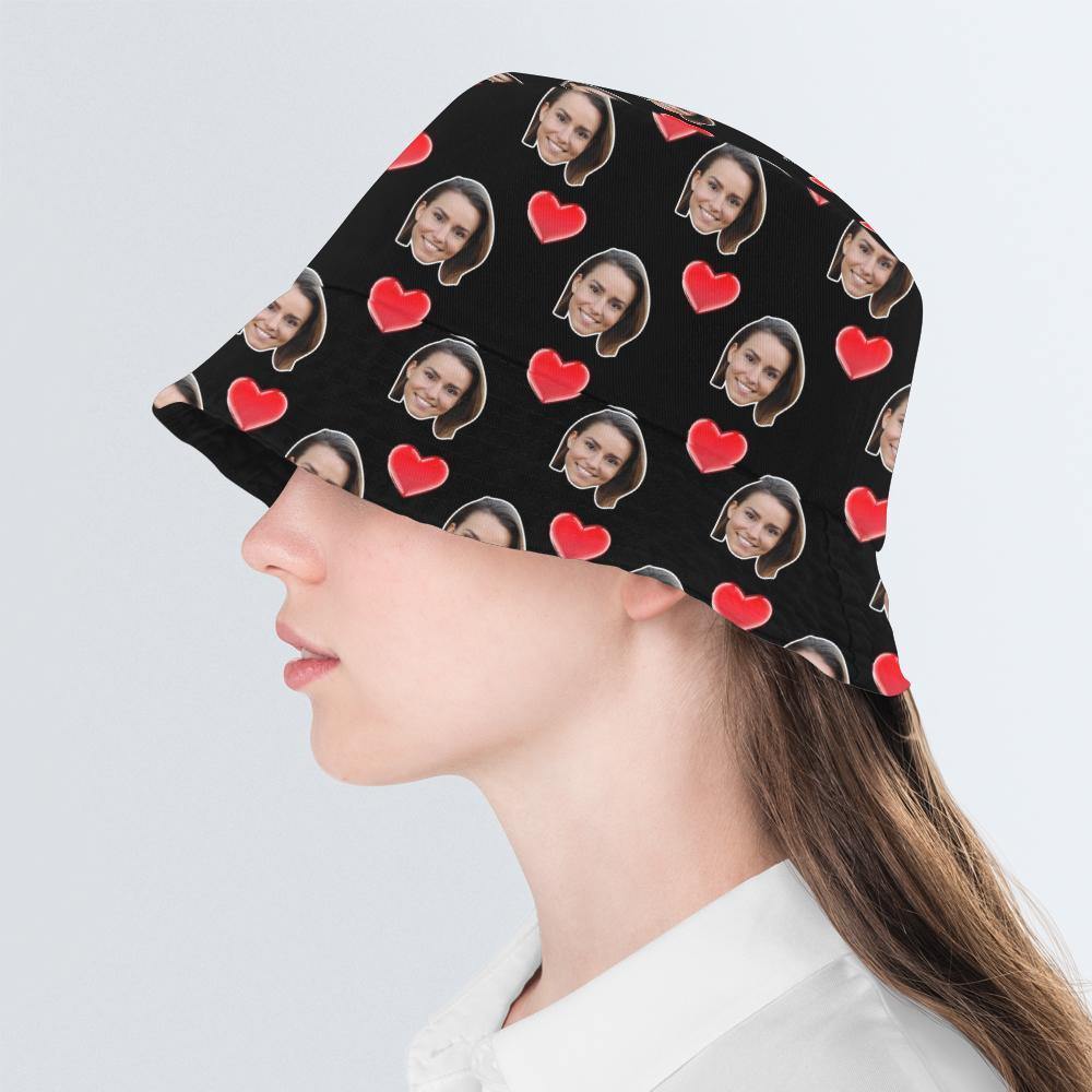 Benutzerdefinierter Bucket Hat Personalisierte Fotohüte Benutzerdefinierte Bedruckte Hüte Sommergeschenke - CustWitDE