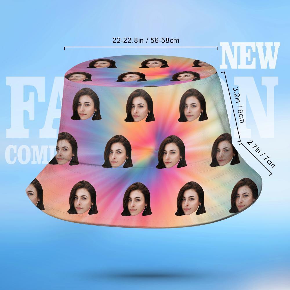 Benutzerdefinierter Bucket Hat Personalisierte Fotohüte Benutzerdefinierte Bedruckte Hüte Sommergeschenke - CustWitDE