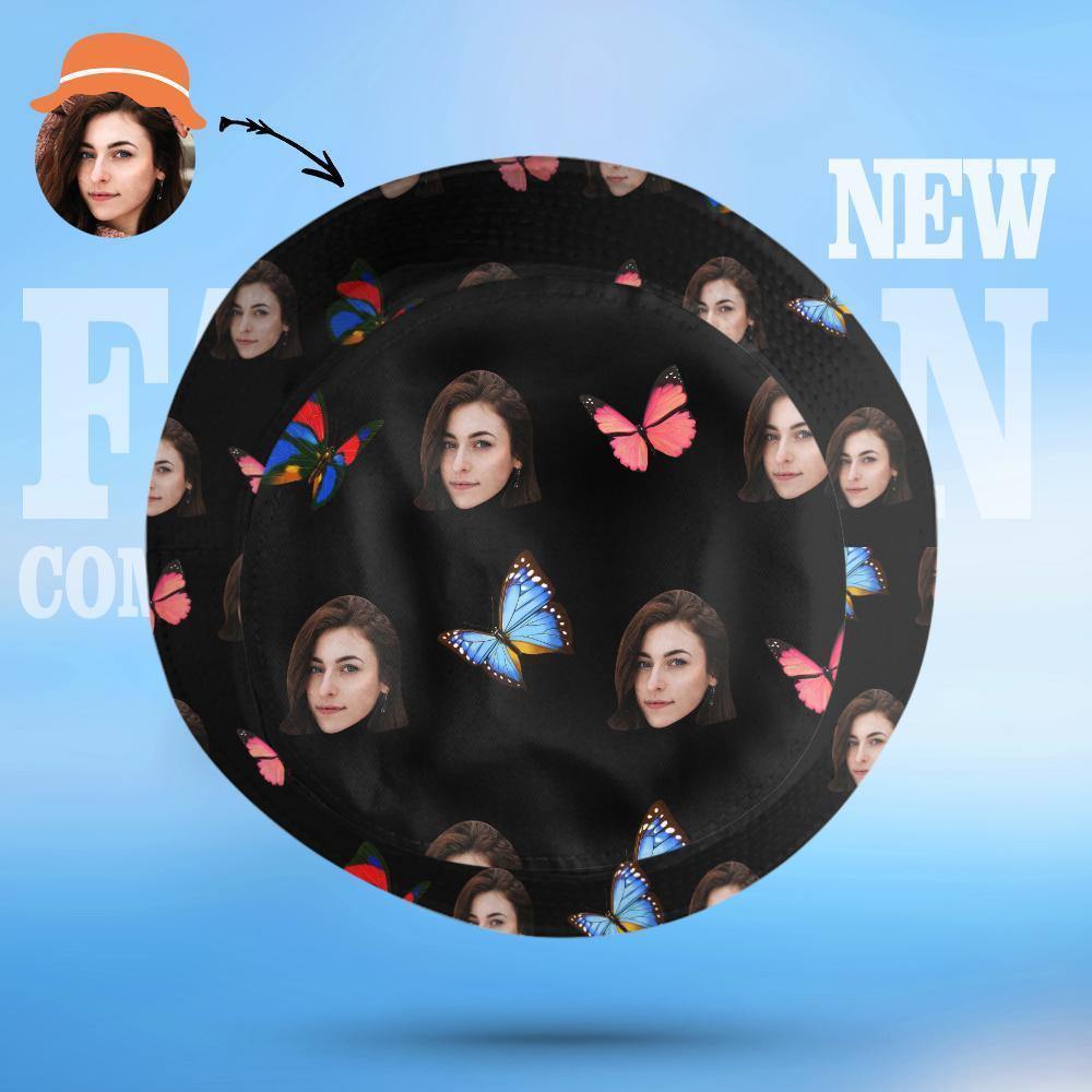 Benutzerdefinierter Bucket Hat Personalisierte Fotohüte Benutzerdefinierte Bedruckte Hüte Sommergeschenke - CustWitDE