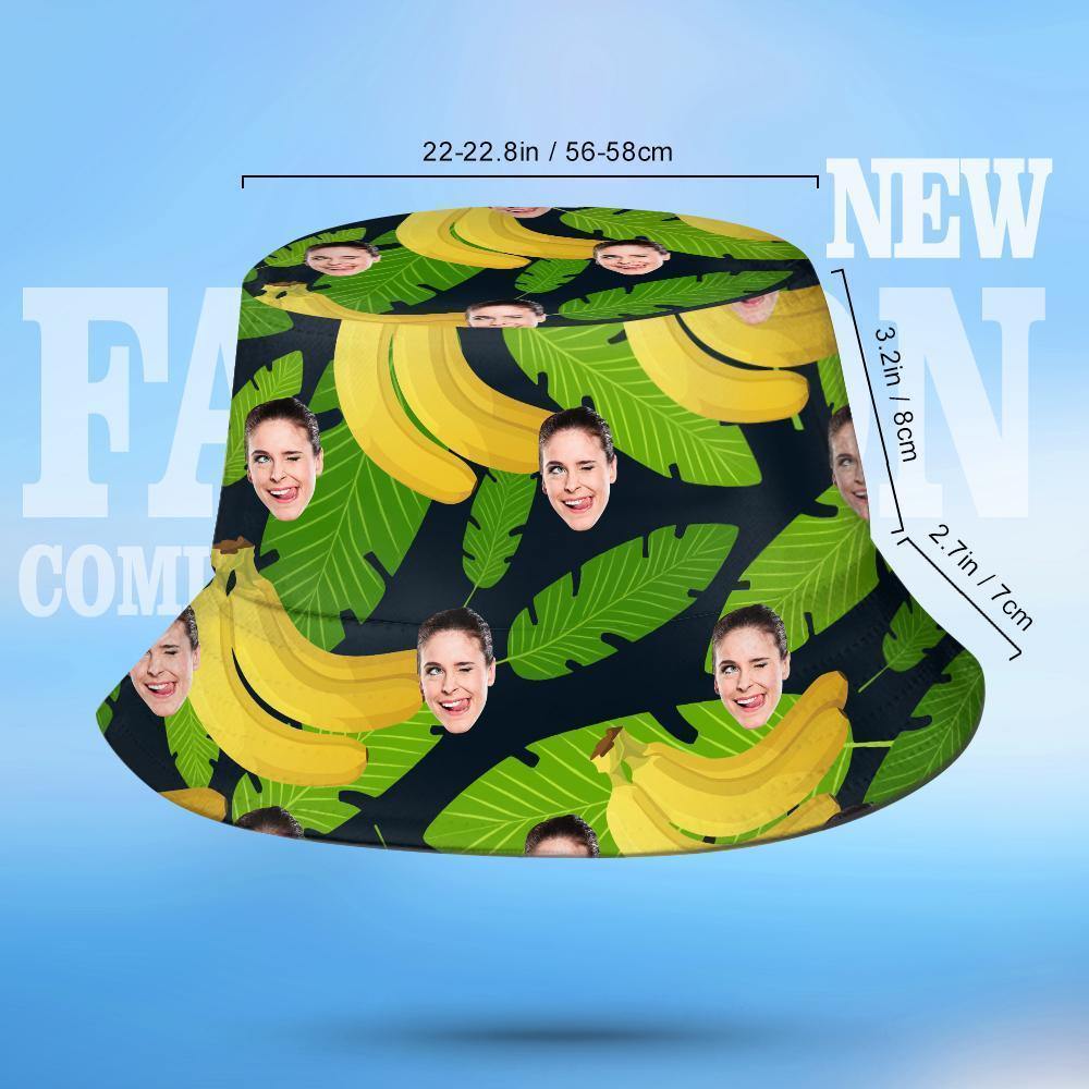 Benutzerdefinierter Bucket Hat Personalisierte Fotohüte Benutzerdefinierte Bedruckte Hüte Sommergeschenke - CustWitDE