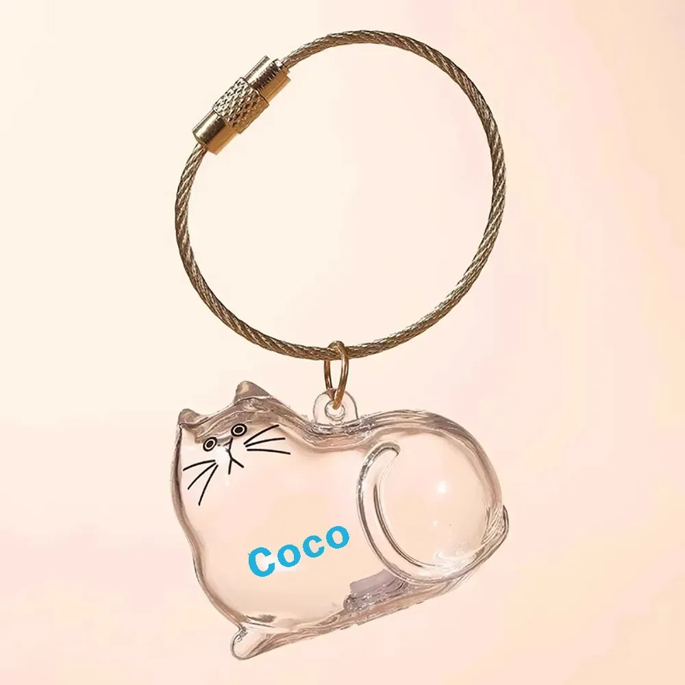 Dog Hair Collector Keychain Bag Charm Memorial Storage Box Sentimental Perfect for Storing Pet Hair Gift for Dog Lovers - CustWit