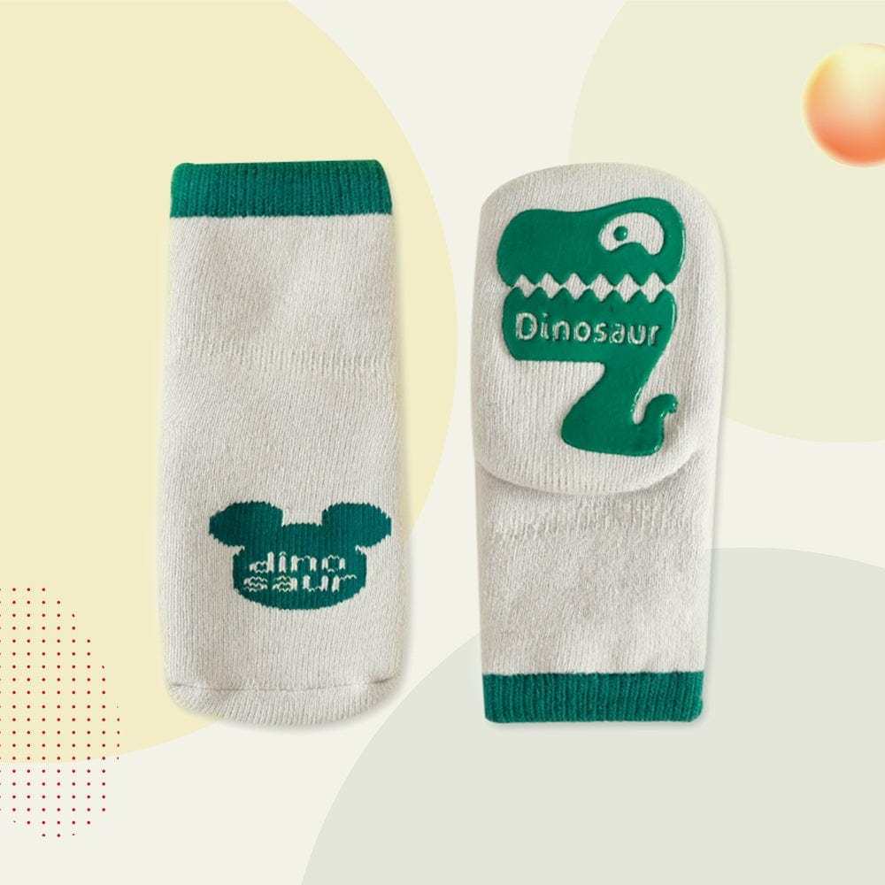 Rutschfeste Socken Für Kleinkinder Mit Tiermotiven, 5 Paar Für 1 Set - CustWitDE
