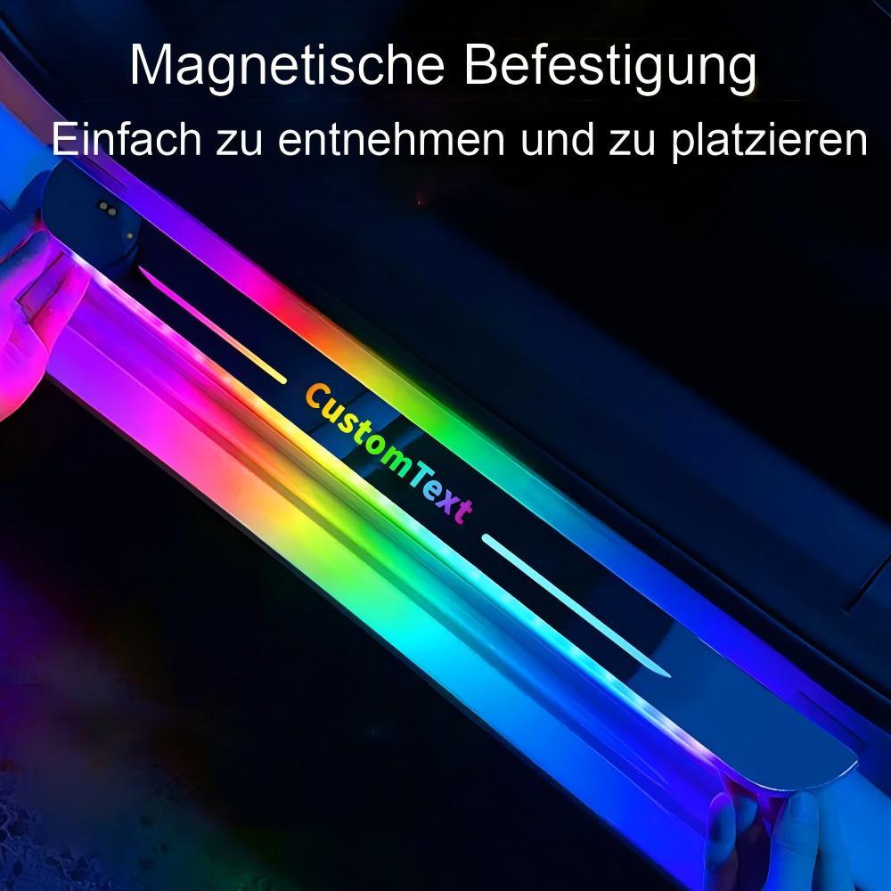 Personalisierte LED-Autotürbeleuchtung mit Wunschtext – Originelles Geschenk zum Geburtstag
