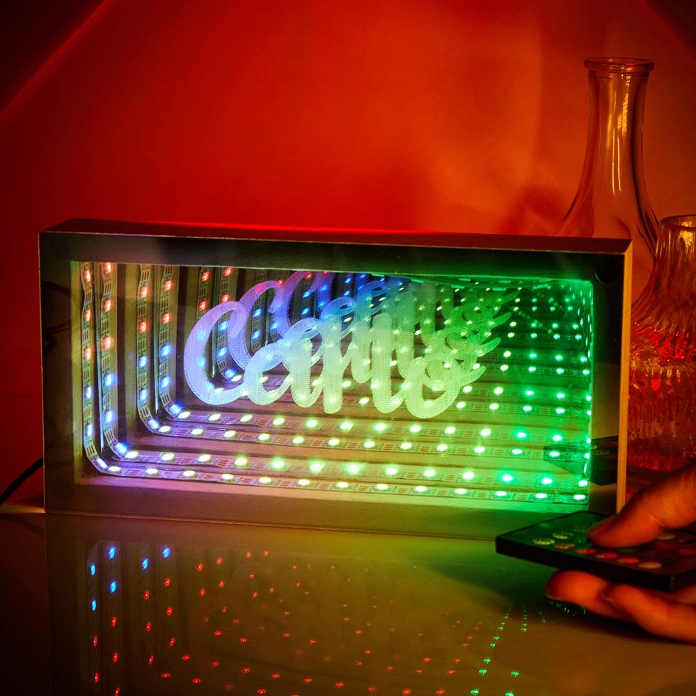 Personalisiertes Spiegellicht Mit Namen, Spiegellicht, Tolles Geschenk Für Die Inneneinrichtung - CustWitDE