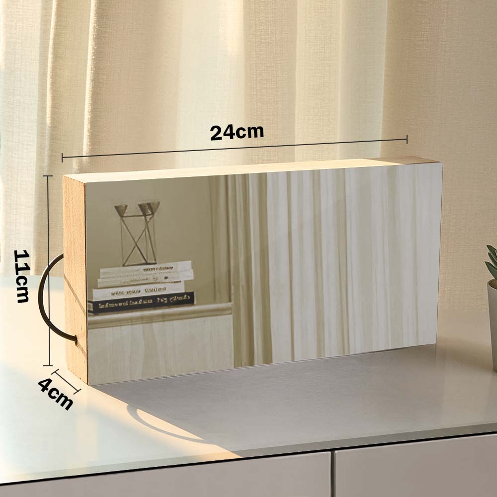 Personalisiertes Spiegellicht Mit Namen, Spiegellicht, Tolles Geschenk Für Die Inneneinrichtung - CustWitDE