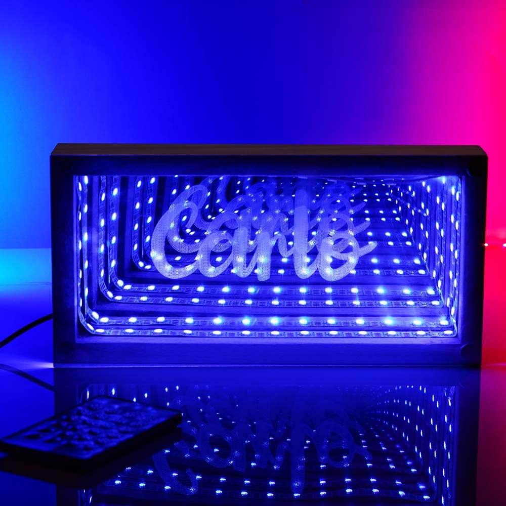 Personalisiertes Spiegellicht Mit Namen, Spiegellicht, Tolles Geschenk Für Die Inneneinrichtung - CustWitDE