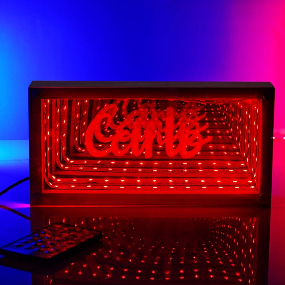 Personalisiertes Spiegellicht Mit Namen, Spiegellicht, Tolles Geschenk Für Die Inneneinrichtung - CustWitDE