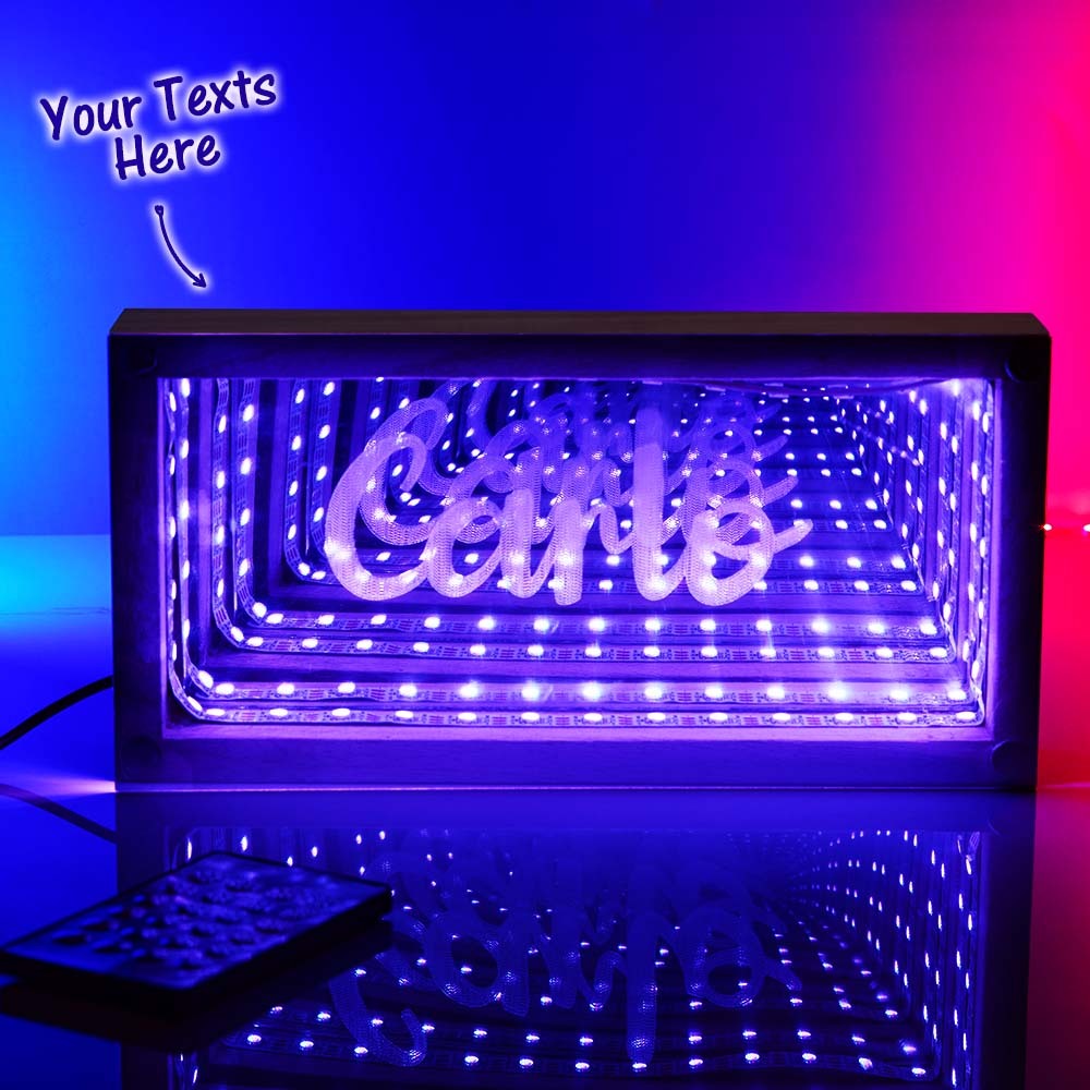 Personalisiertes Spiegellicht Mit Namen, Spiegellicht, Tolles Geschenk Für Die Inneneinrichtung - CustWitDE