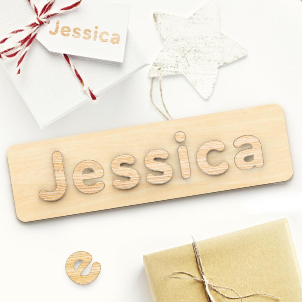 Personalisierte Namenspuzzles – Individuell Gestaltete Holzpuzzles Als Lerngeschenke Für Kleinkinder - CustWitDE
