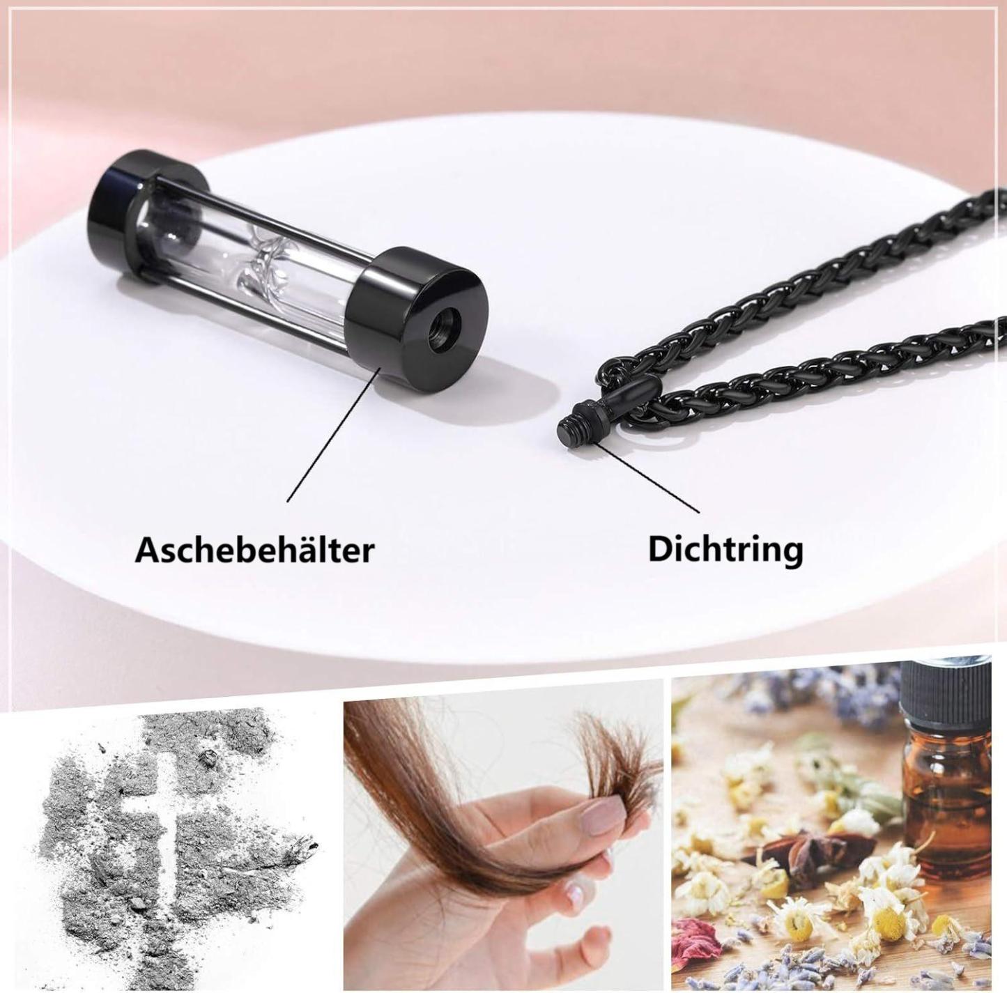 Personalisierte Namenskette – Sanduhr Anhänger Erinnerungsgeschenk Für Frauen & Männer