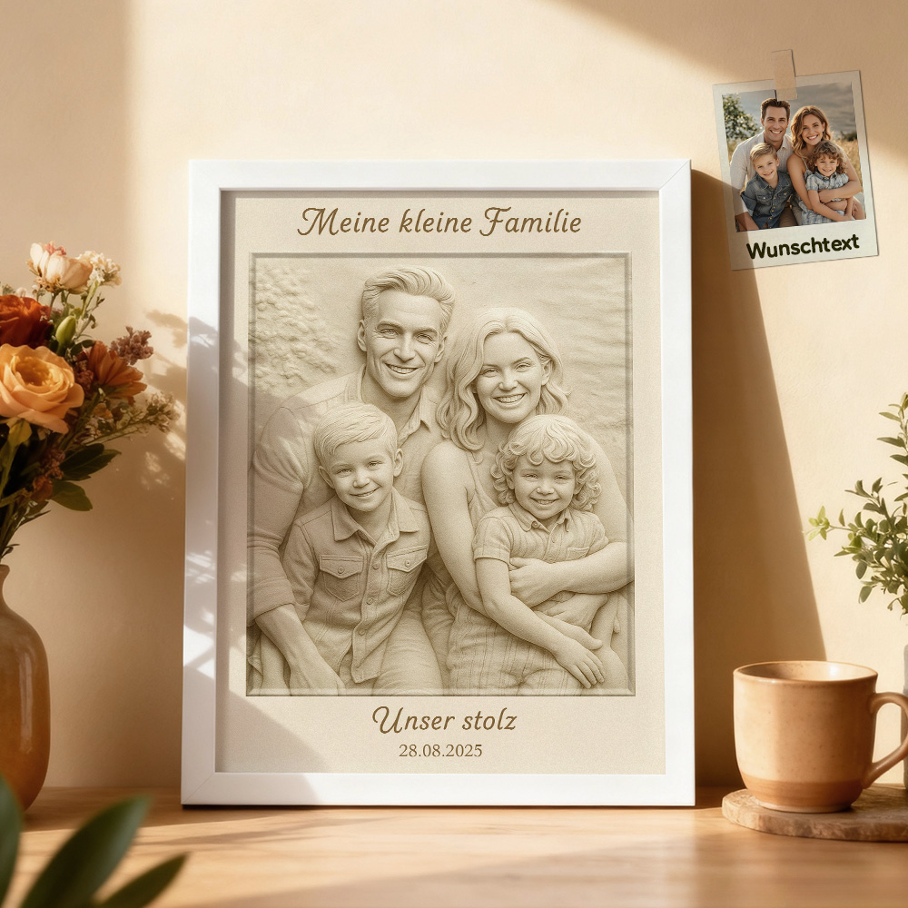 Personalisiertes 2D Wandbild mit 3D Effekt – Individuelle Wanddekoration mit optischer Tiefenwirkung