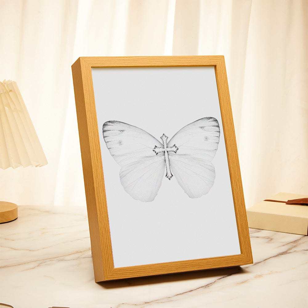 Veilleuse Photo Personnalisée Miracle Avec Motif De Nom Personnalisé, Cadeau Créatif Pour Les Amoureux Des Animaux