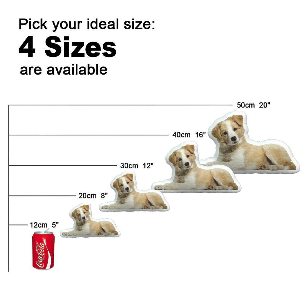 Oreiller Personnalisé En Forme De Photo, Oreiller Portrait De Chien, Oreiller Chat, Cadeau Pour Amoureux Des Animaux