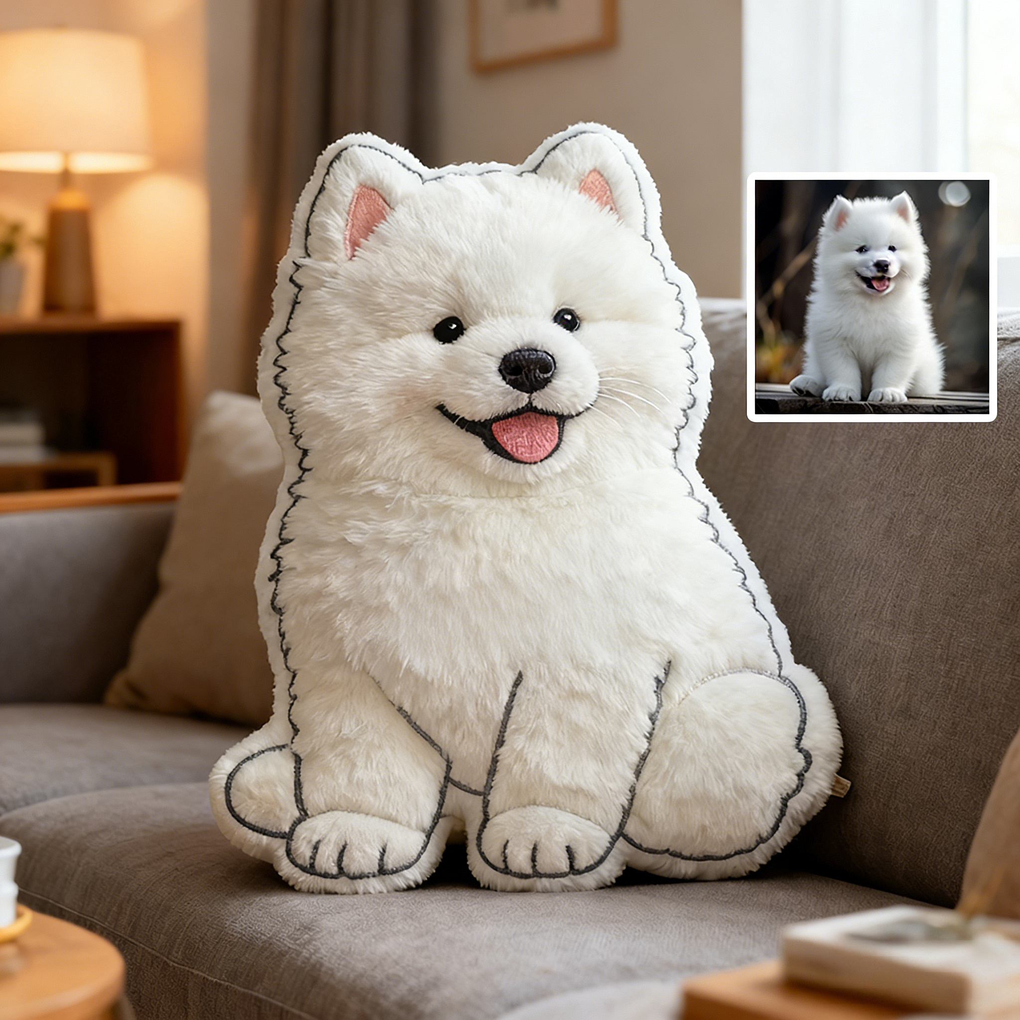 Coussin Personnalisé En Forme De Photo D'animal De Compagnie, Coussin Portrait Personnalisé Pour Chien Ou Chat