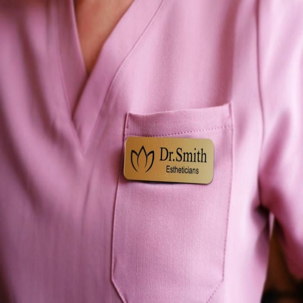 Badges Photo Avec Nom Personnalisé, Épingle D'identification Personnalisée, Badge Avec Logo D'entreprise Personnalisé - CustWitFR