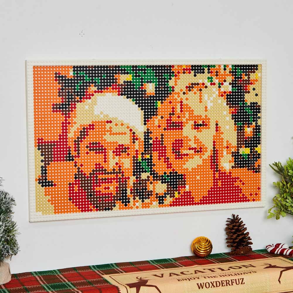 Mosaic Pixel Frames Custom Photo Art Home Decor Best Christmas Gifts - CustWit