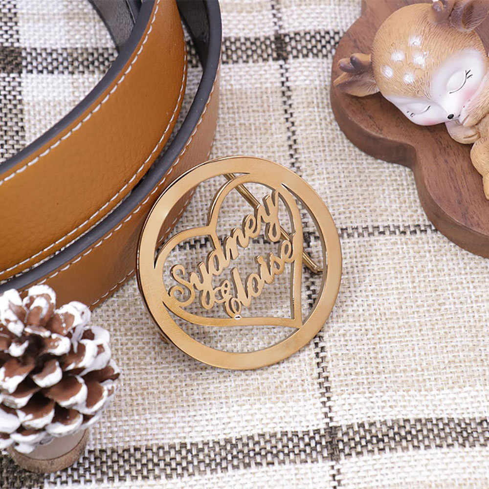 Cadeau Personnalisé De Boucle De Ceinture De Nom Pour Le Petit Ami, Le Mari Ou Le Père - CustWitFR