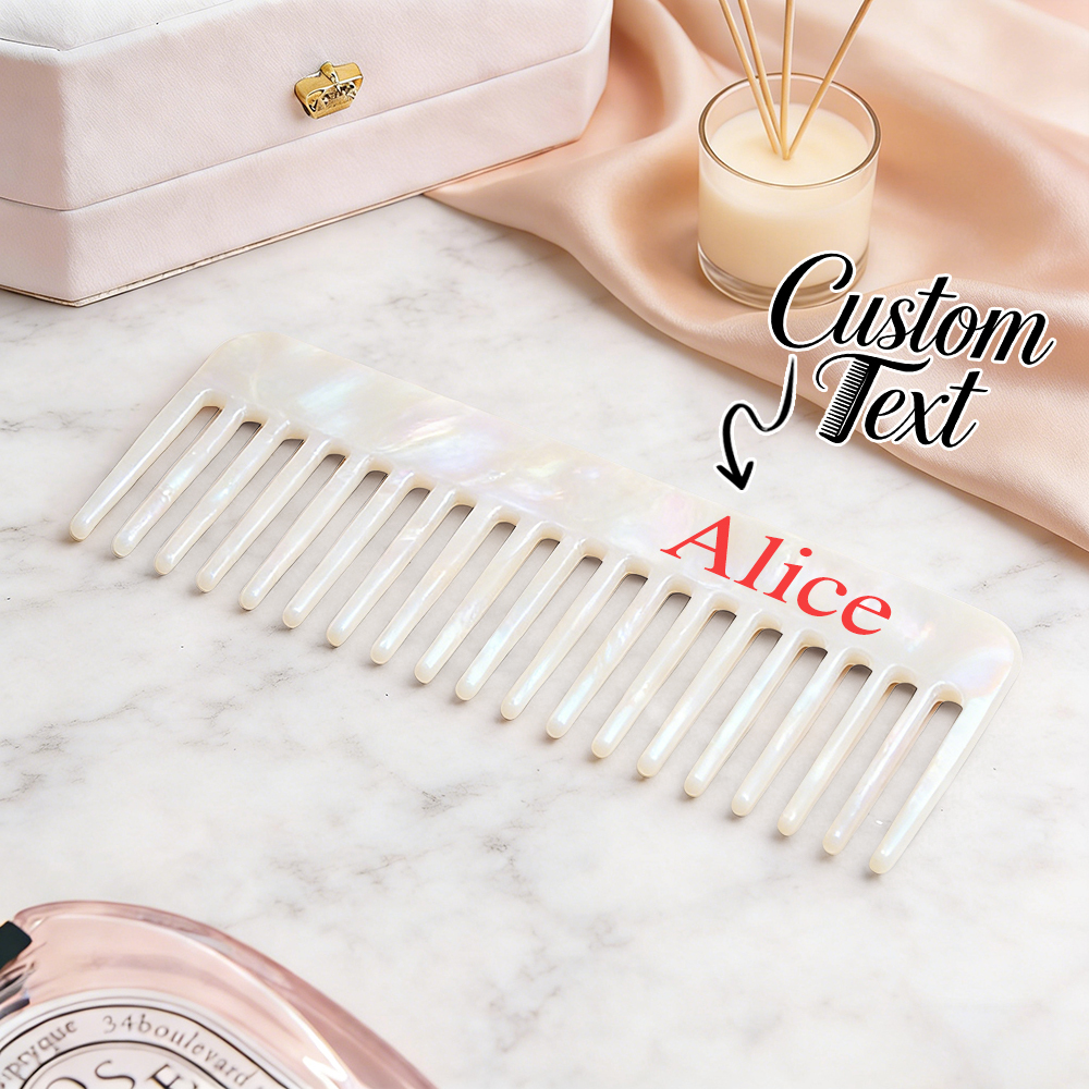 Peigne Antistatique À Cheveux Personnalisé Avec Nom Et Initiale, Cadeau De Demoiselle D'honneur, Cadeau De Noël