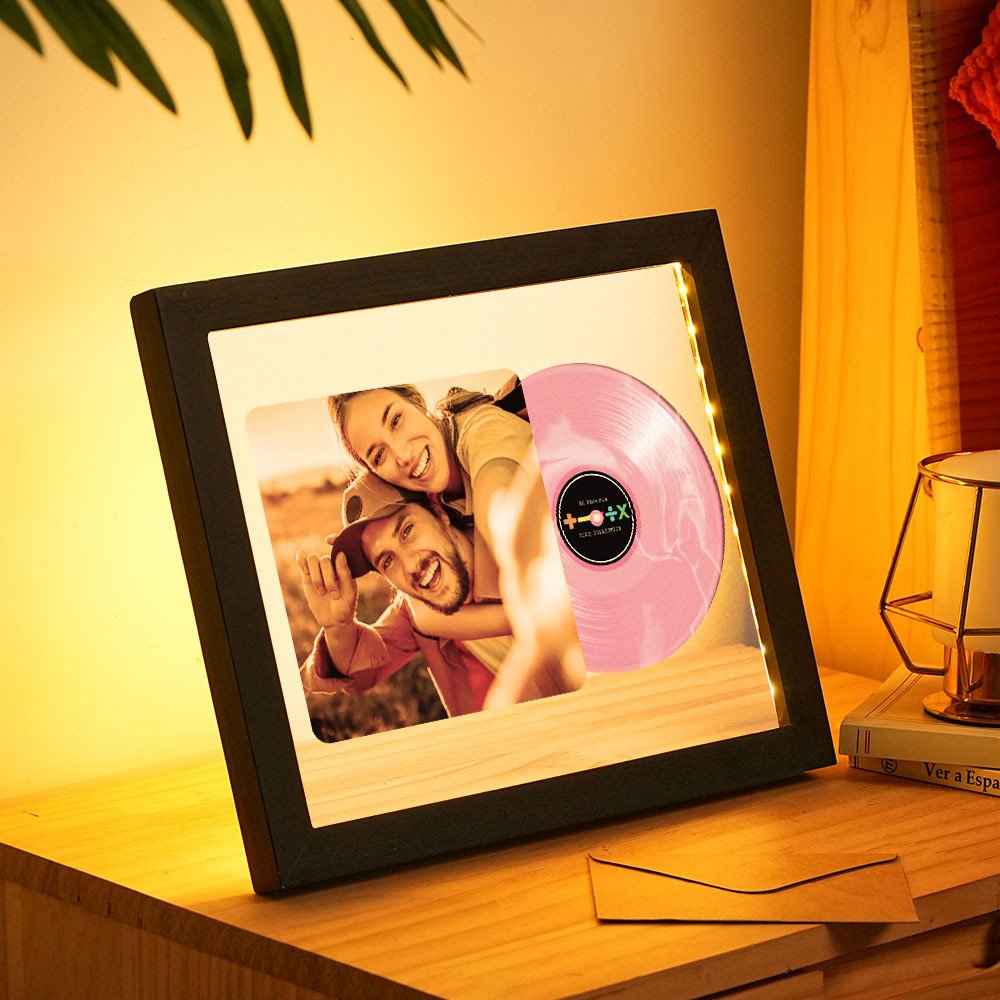 Music Photo Frame Night Lights Music Desk Decor That Plays Music Without Cell Phone Multiple Styles Couple Gifts