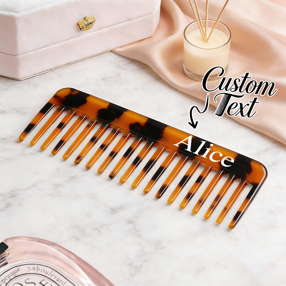 Peigne Antistatique À Cheveux Personnalisé Avec Nom Et Initiale, Cadeau De Demoiselle D'honneur, Cadeau De Noël