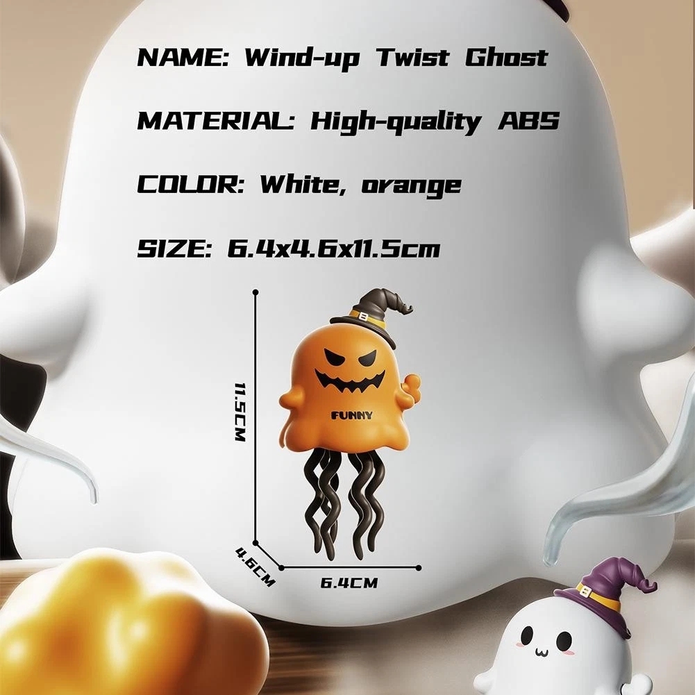 Jouets De Farces Halloween Fantôme Dansant Jouets D'horloge Dessin Animé Citrouille Des Bonbons Ou Un Sort Noël Père Noël Renne Danse Fantôme Jouet