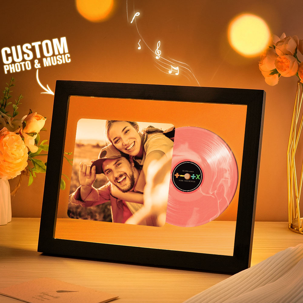 Music Photo Frame Night Lights Music Desk Decor That Plays Music Without Cell Phone Multiple Styles Couple Gifts