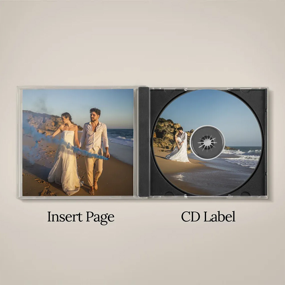 Custom CD & Jewel Case 5/16 Songs Custom CD Mixtape | Personalized Custom CD Album, Valentines, Anniversary Wedding Gift