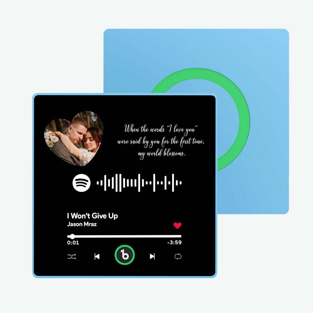 Aimant De Réfrigérateur Personnalisé Avec Musique Et Photo Fridgebeats Pro Prend En Charge La Connectivité Bluetooth - CustWitFR