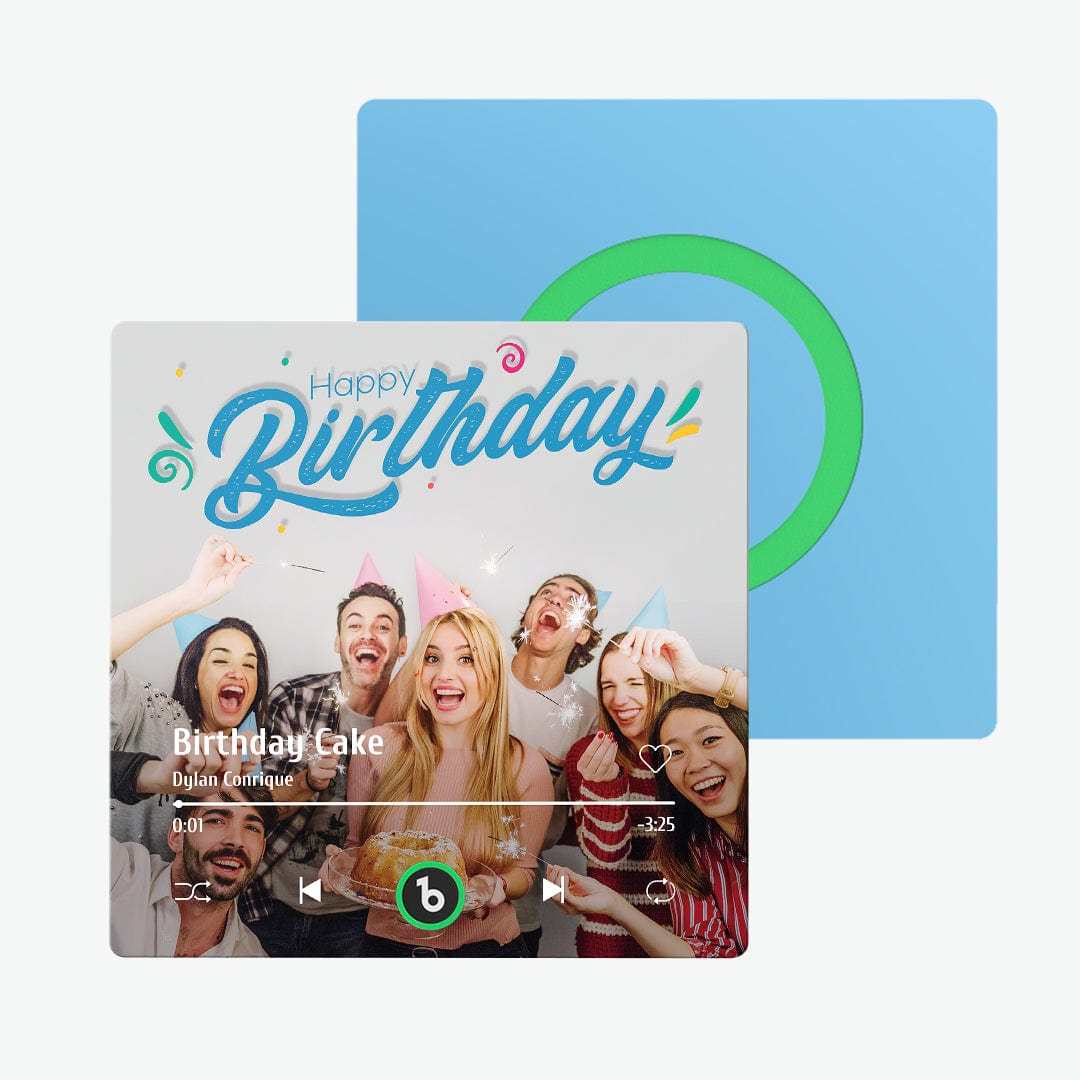 Aimant De Réfrigérateur Musical Personnalisé, Nouvelle Mise À Niveau 4.0, Cadre Coloré, Album, Aimant De Réfrigérateur, Autocollant Mural De Musique, Mouvement Musical Pouvant Être Joué, Cadeau D'anniversaire Pour Fête - CustWitFR