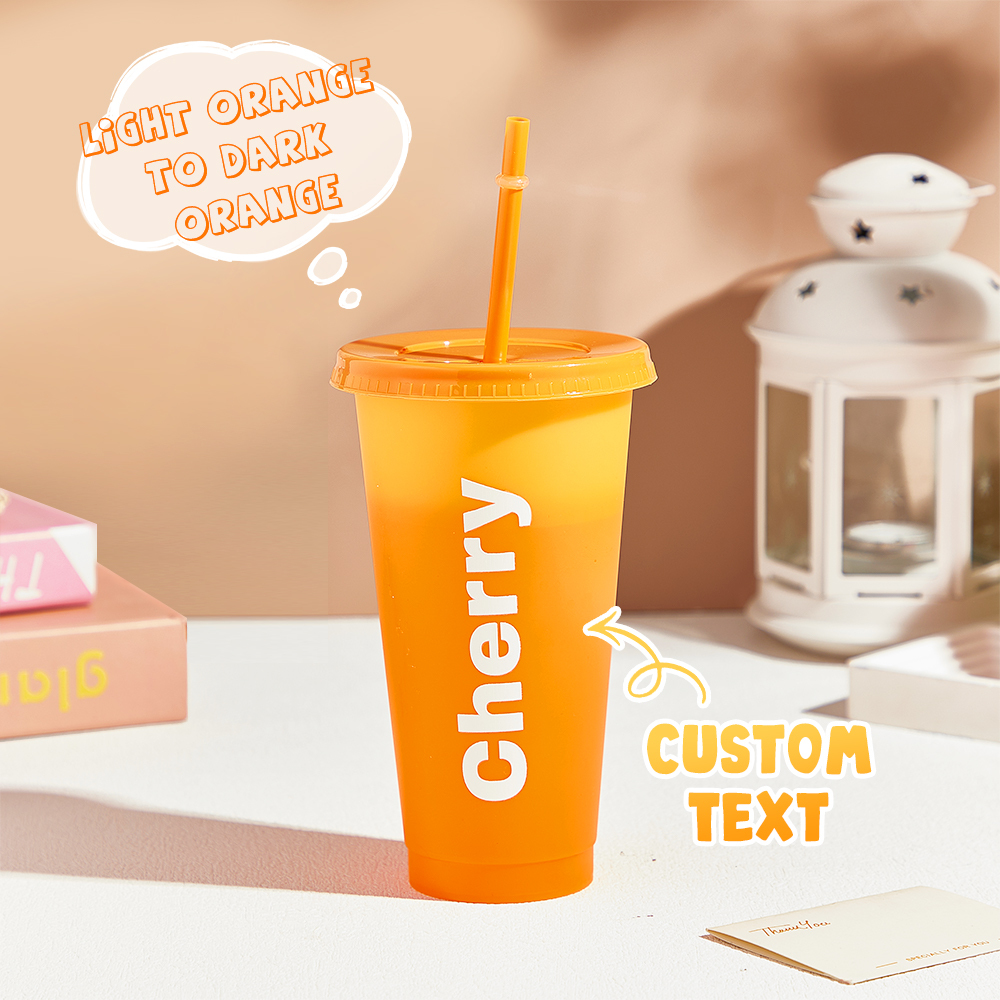 Gobelets de boissons froides à couleur changeante, cadeaux de fête personnalisés pour enfants et adolescents