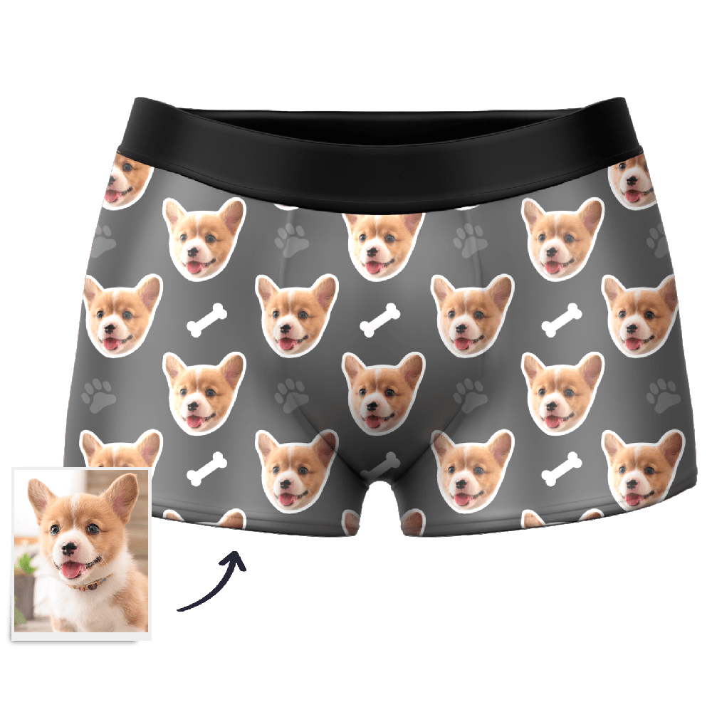 Custom Dog Boxer for Men Shorts 3D Online Preview