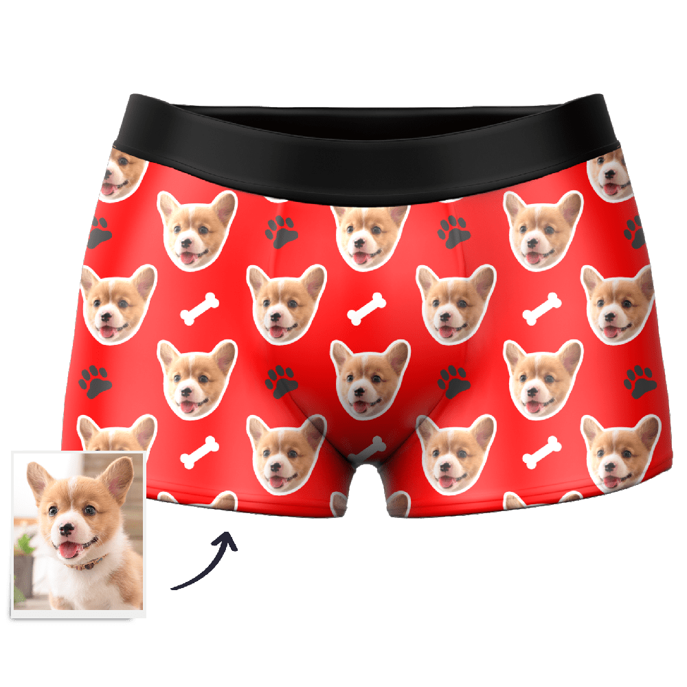 Custom Dog Boxer for Men Shorts 3D Online Preview