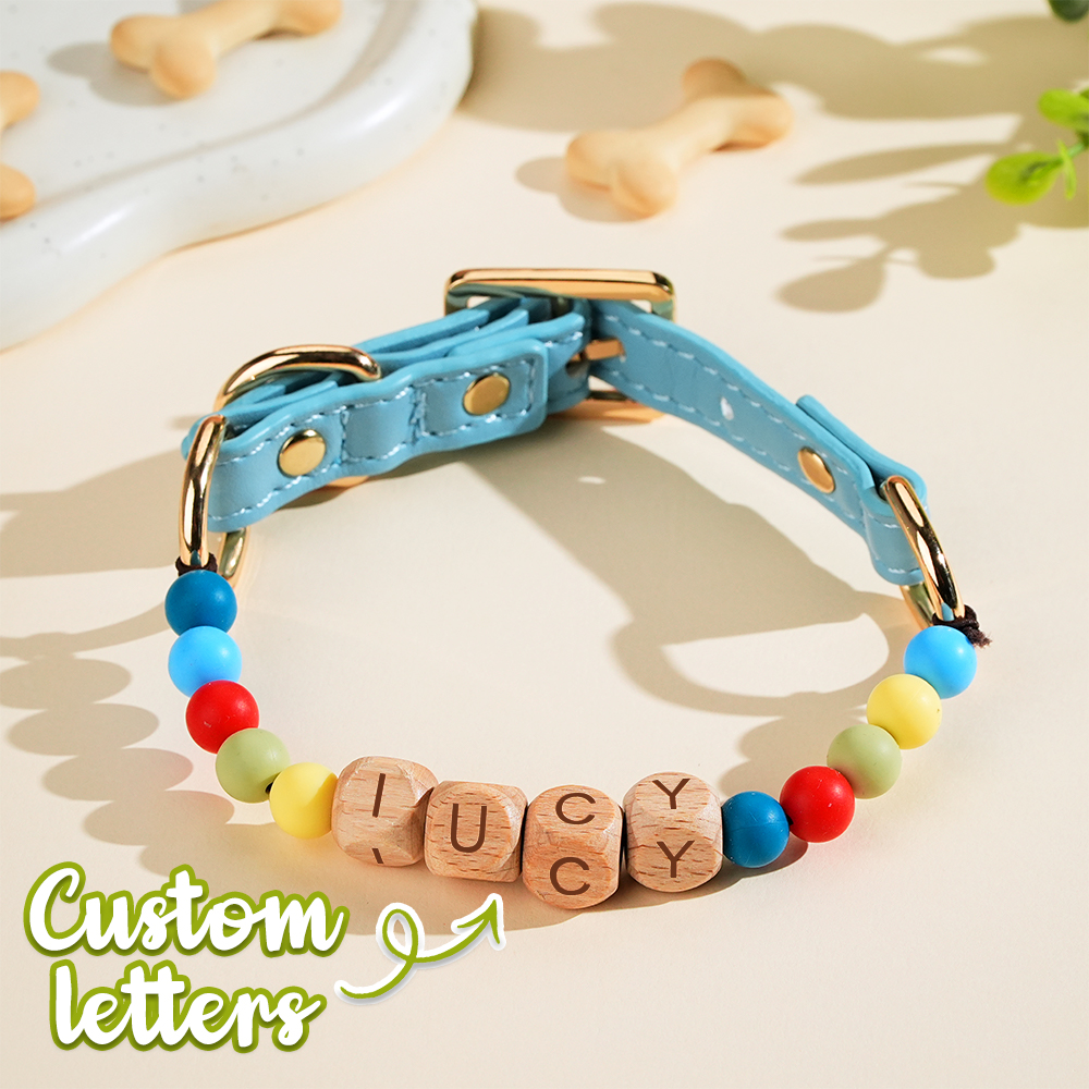 Collier Chien Personnalisé Avec Plaque Nom - Réfléchissant, Réglable Pour Chiots Petit/Moyen/Grand Chiens, Collier Rembourré Avec Médaille Gravée