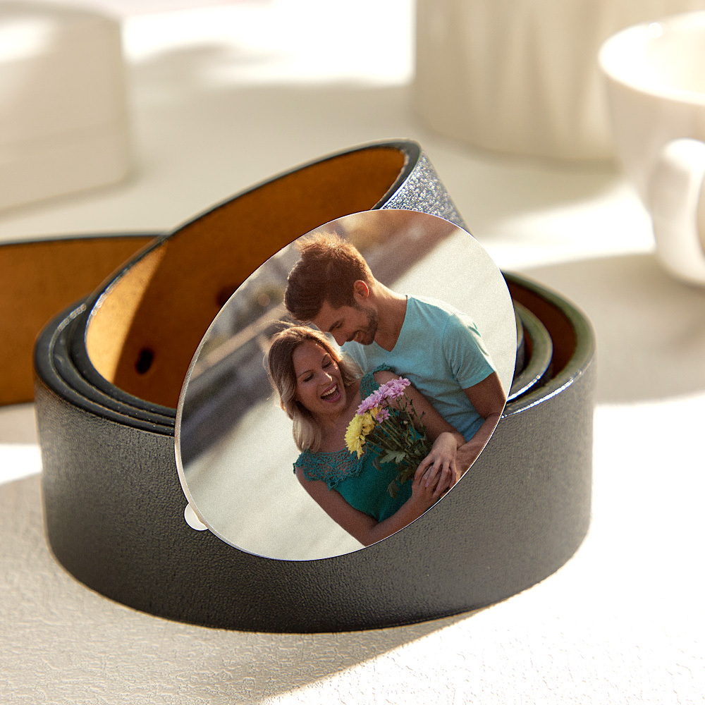Boucle De Ceinture Photo Personnalisée Fermoir De Ceinture Personnalisé Accessoire De Ceinture Personnalisé