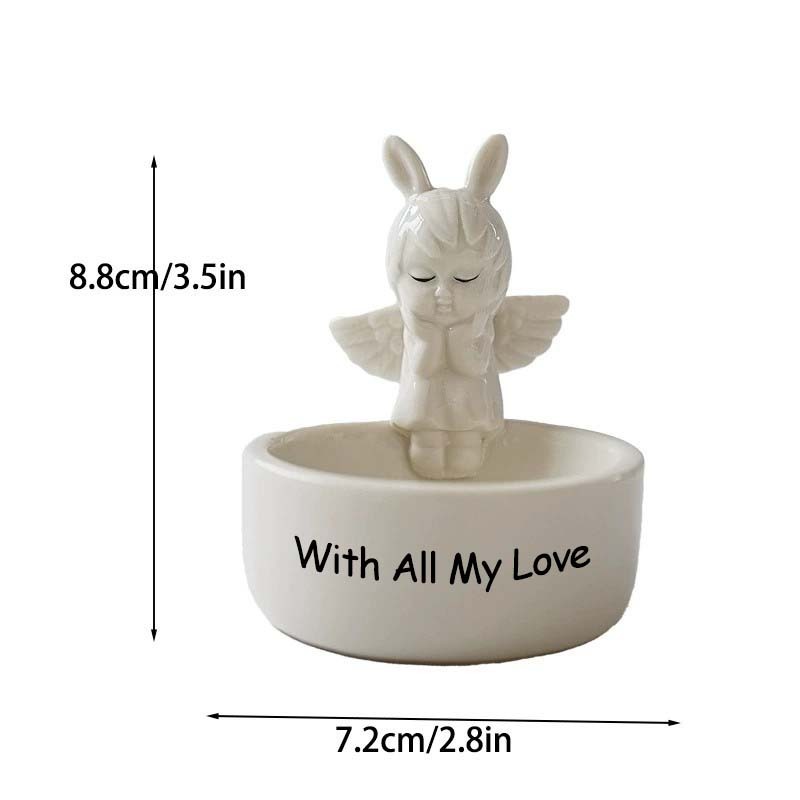 Bougeoirs En Céramique Avec Texte Personnalisé, Motif Chat, Uniquement En Céramique