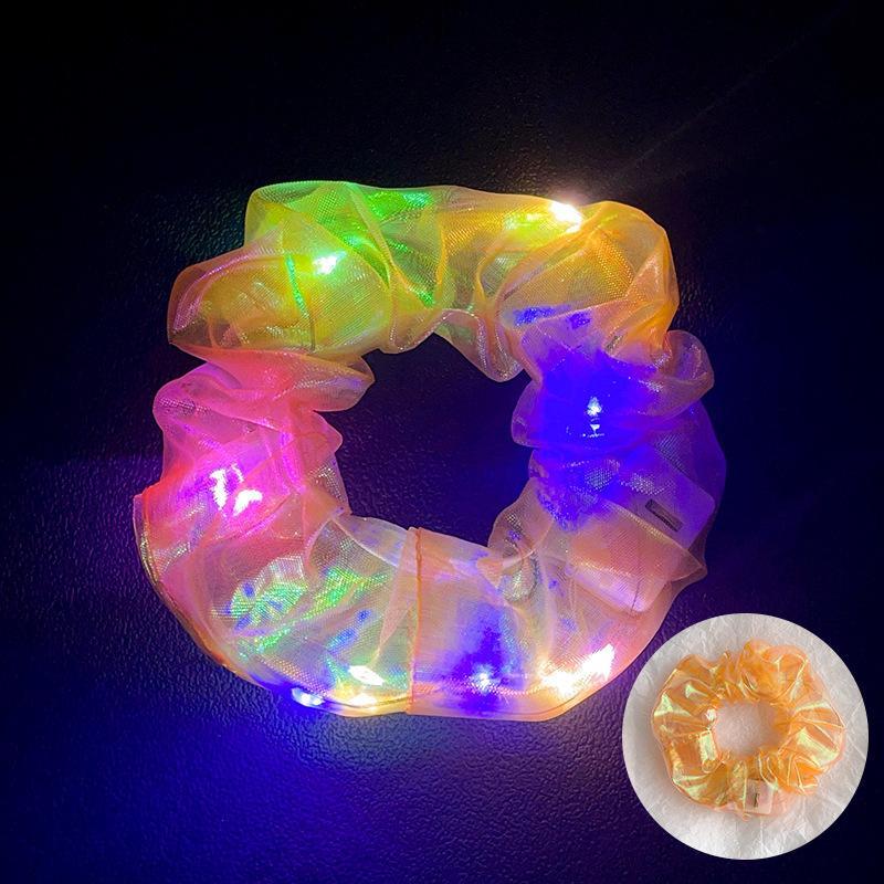Bandeau Lumineux À Led Pour Cheveux, Accessoire Pour Cheveux Brillant, Idéal Pour Les Fêtes, Les Concerts, Les Événements Sportifs Et Halloween.