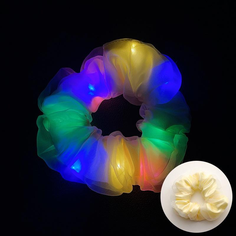 Bandeau Lumineux À Led Pour Cheveux, Accessoire Pour Cheveux Brillant, Idéal Pour Les Fêtes, Les Concerts, Les Événements Sportifs Et Halloween.