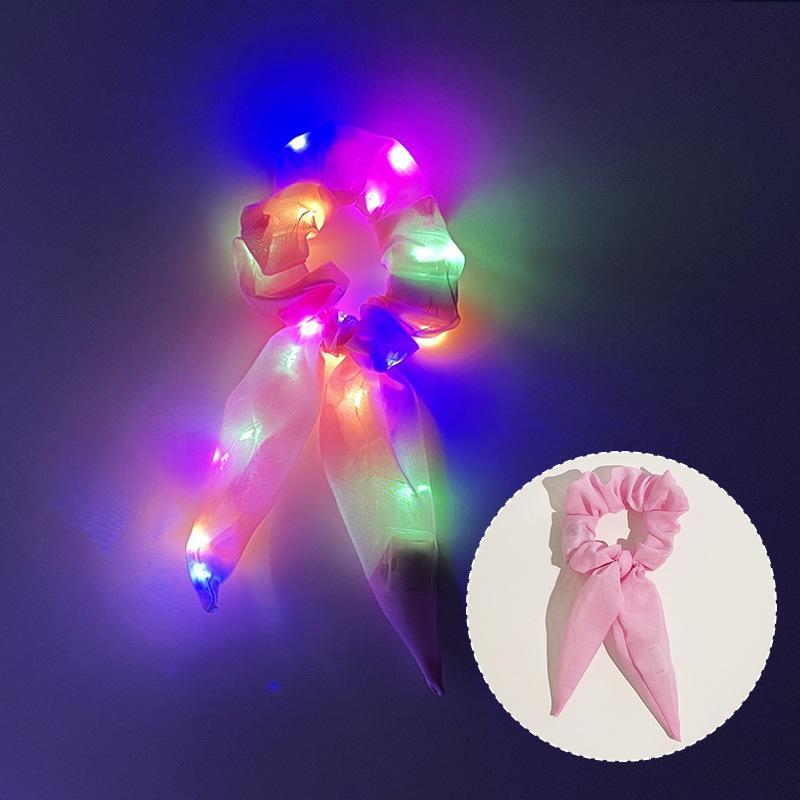 Bandeau Lumineux À Led Pour Cheveux, Accessoire Pour Cheveux Brillant, Idéal Pour Les Fêtes, Les Concerts, Les Événements Sportifs Et Halloween.