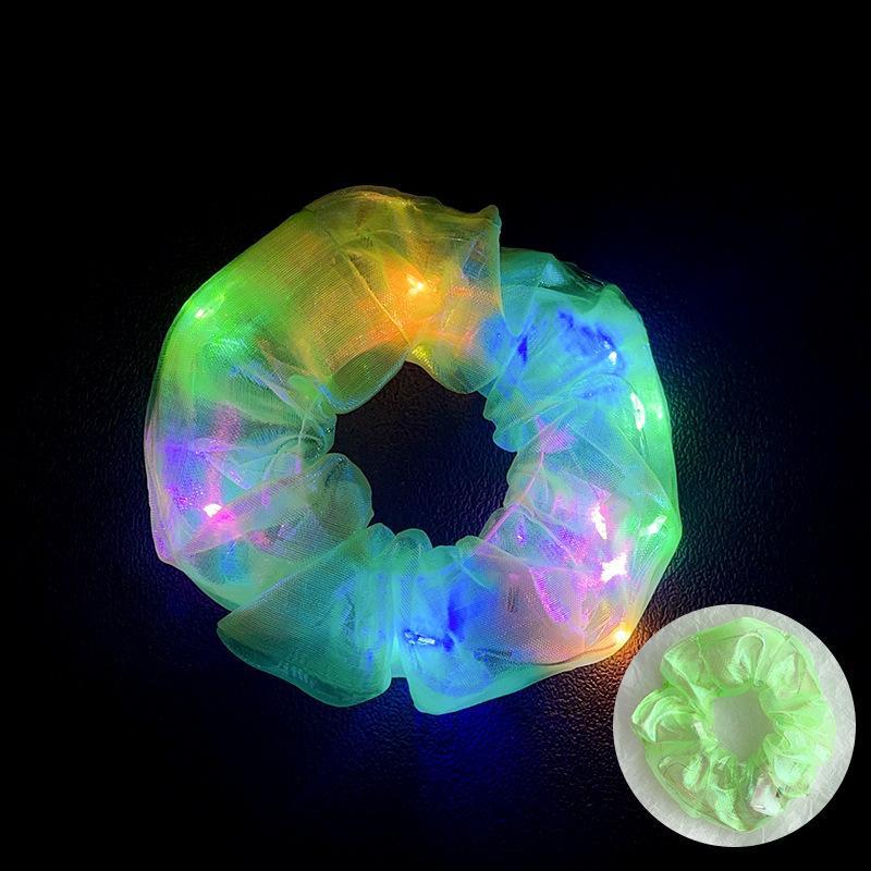 Bandeau Lumineux À Led Pour Cheveux, Accessoire Pour Cheveux Brillant, Idéal Pour Les Fêtes, Les Concerts, Les Événements Sportifs Et Halloween.