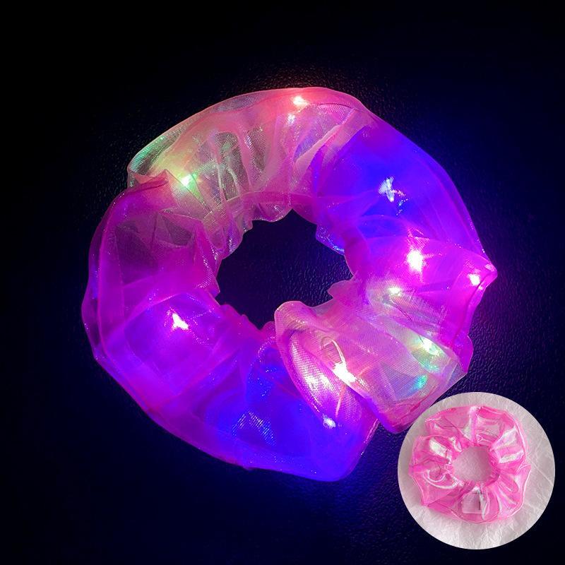 Bandeau Lumineux À Led Pour Cheveux, Accessoire Pour Cheveux Brillant, Idéal Pour Les Fêtes, Les Concerts, Les Événements Sportifs Et Halloween.
