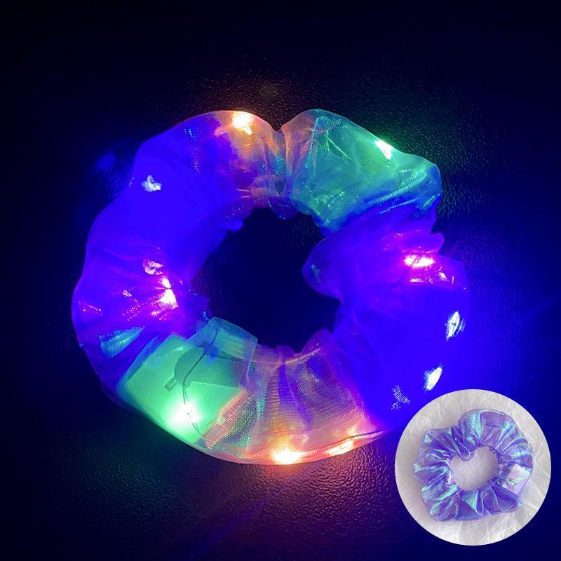 Bandeau Lumineux À Led Pour Cheveux, Accessoire Pour Cheveux Brillant, Idéal Pour Les Fêtes, Les Concerts, Les Événements Sportifs Et Halloween.