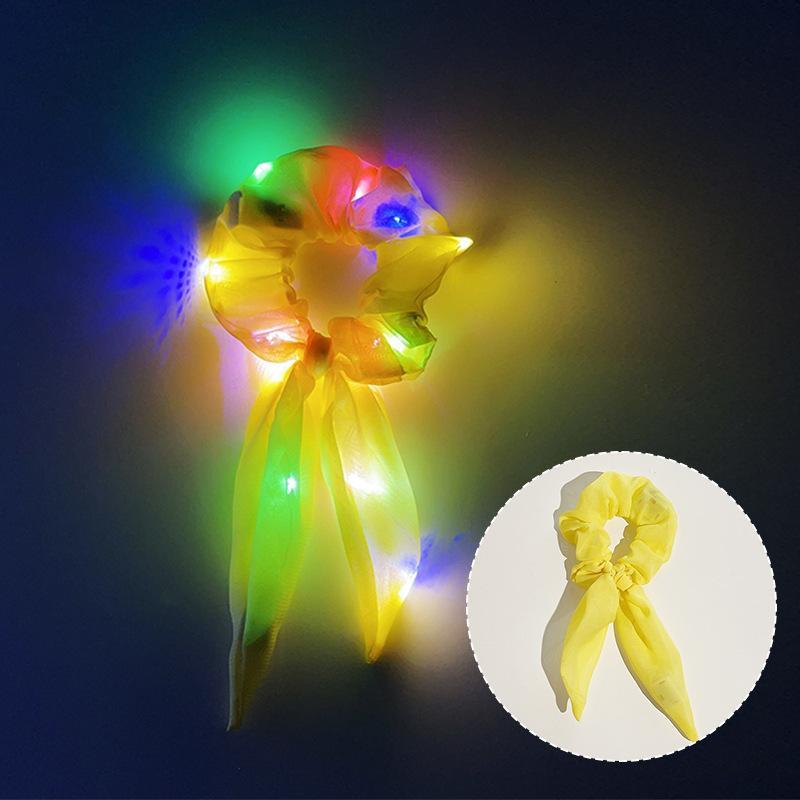 Bandeau Lumineux À Led Pour Cheveux, Accessoire Pour Cheveux Brillant, Idéal Pour Les Fêtes, Les Concerts, Les Événements Sportifs Et Halloween.
