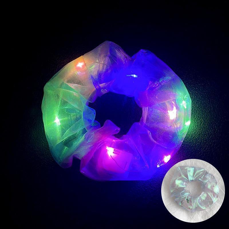 Bandeau Lumineux À Led Pour Cheveux, Accessoire Pour Cheveux Brillant, Idéal Pour Les Fêtes, Les Concerts, Les Événements Sportifs Et Halloween.