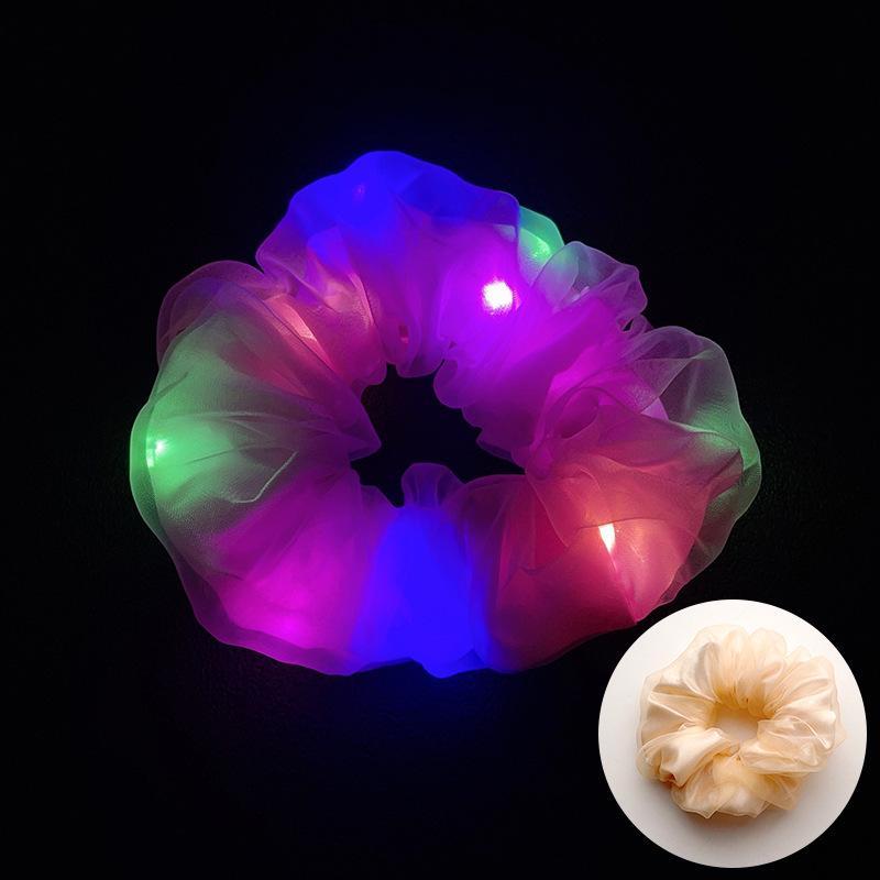 Bandeau Lumineux À Led Pour Cheveux, Accessoire Pour Cheveux Brillant, Idéal Pour Les Fêtes, Les Concerts, Les Événements Sportifs Et Halloween.